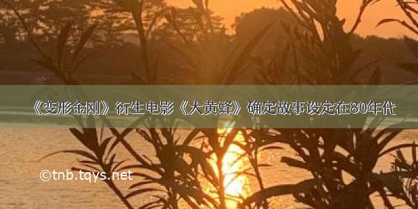 《变形金刚》衍生电影《大黄蜂》确定故事设定在80年代