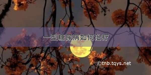 一型糖尿病如何治疗