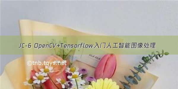 JC-6 OpenCV+Tensorflow入门人工智能图像处理