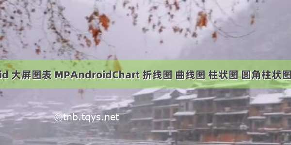 android 大屏图表 MPAndroidChart 折线图 曲线图 柱状图 圆角柱状图 条形图