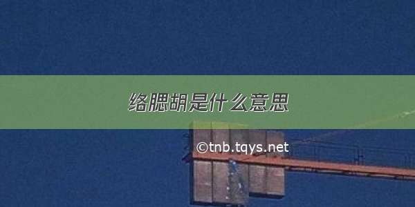 络腮胡是什么意思